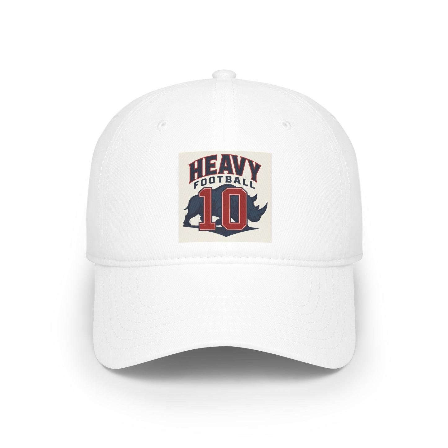 Heavy Football Low Profile Baseball Cap, Sports Hat, Athletic Cap