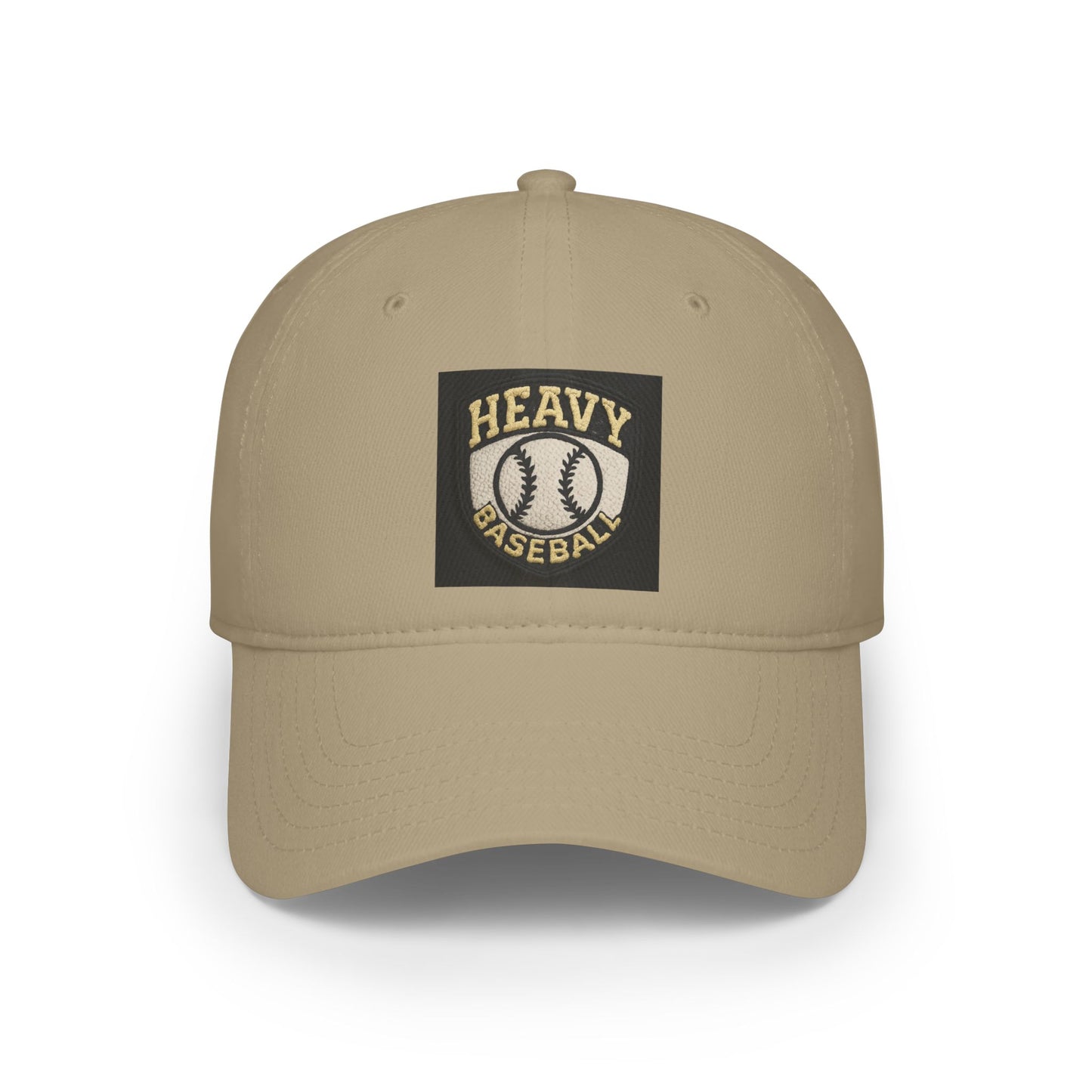 Heavy Baseball Low Profile Cap - Casual Sports Hat, Gift for Baseball Lovers, Everyday Wear, Fashionable Accessory