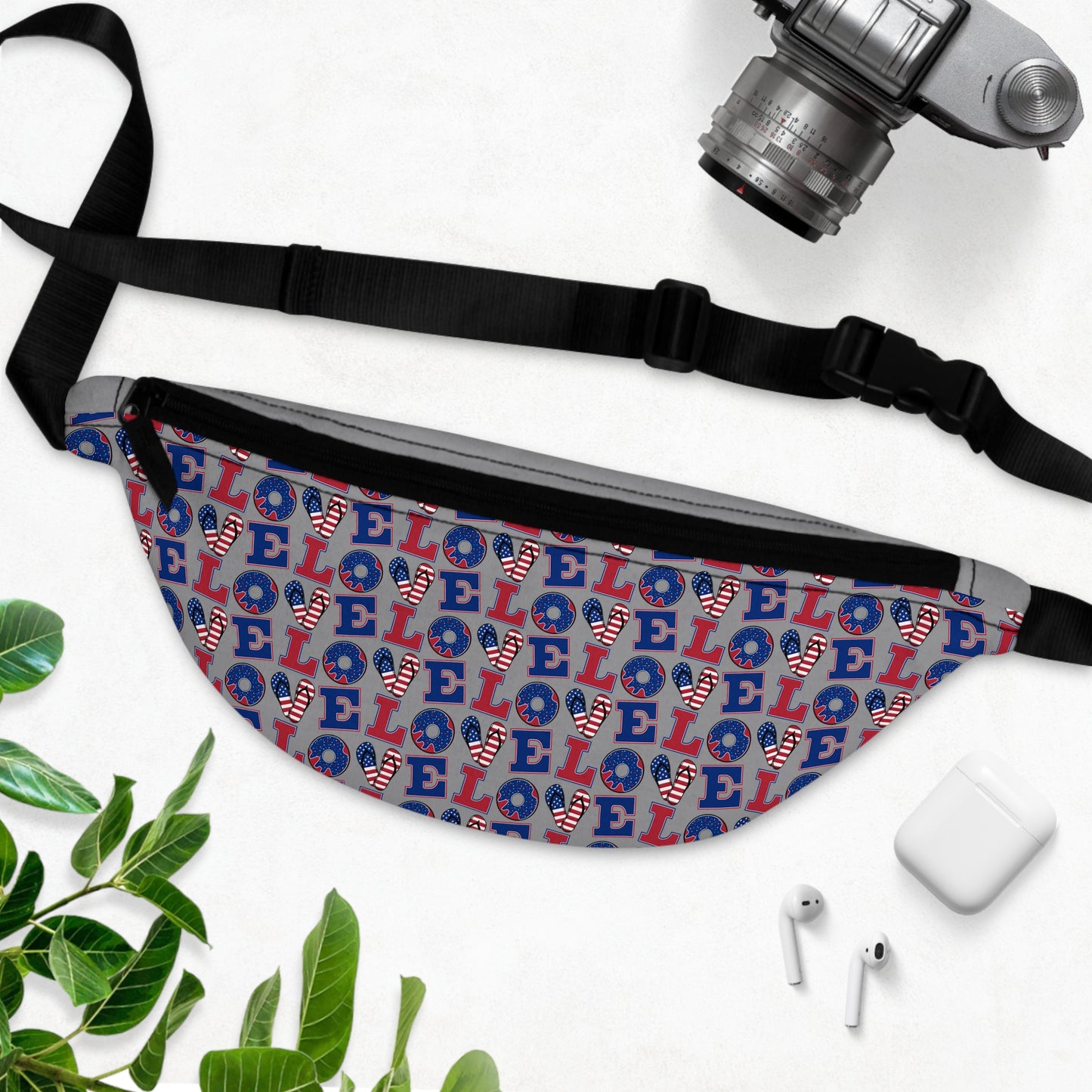 Colorful Celebration Fanny Pack - Fun accessory for festivals, concerts, travel, party favor, and everyday use.