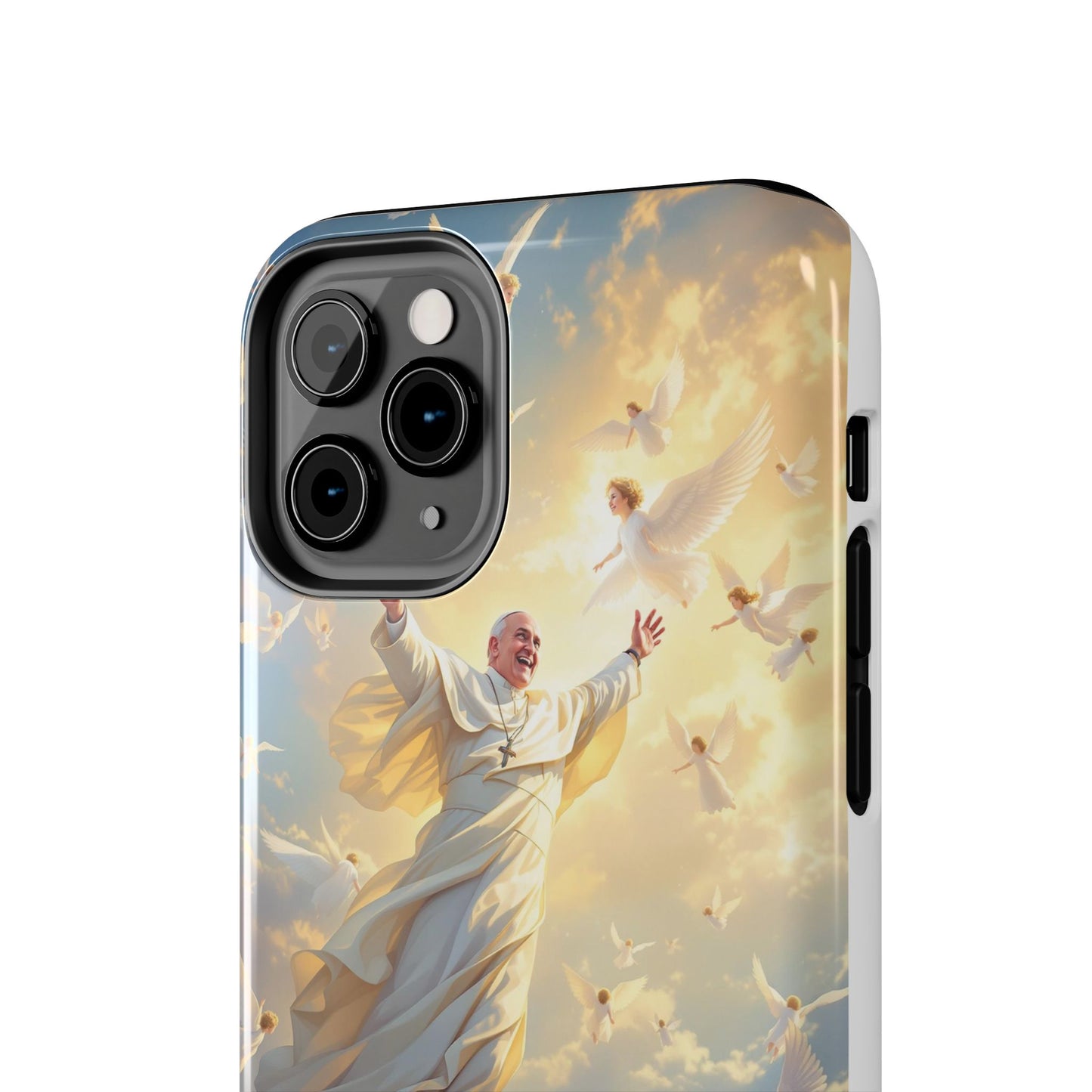 Heavenly Guardian Phone Case, Inspirational Protective Case, Motivational Gift, Spiritual Phone Accessory, Unique Christian Phone Cover