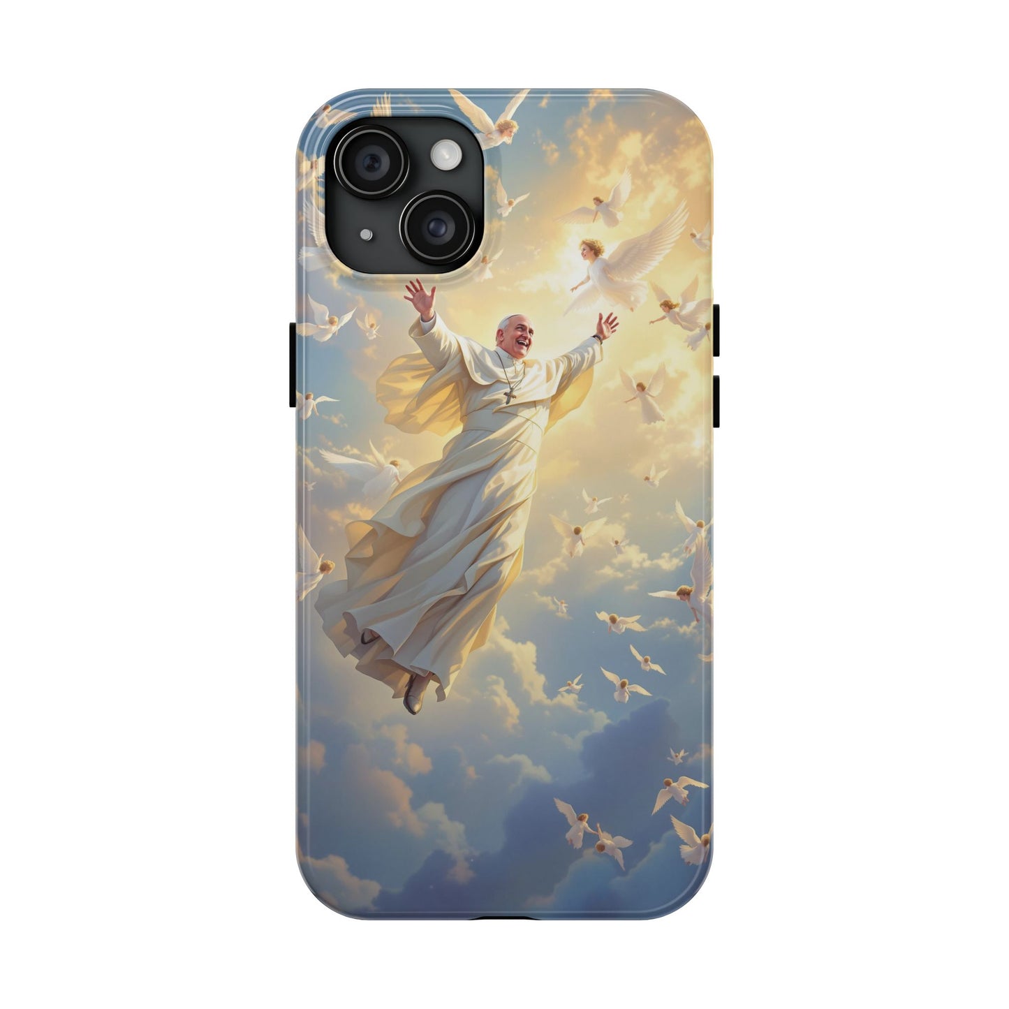 Heavenly Guardian Phone Case, Inspirational Protective Case, Motivational Gift, Spiritual Phone Accessory, Unique Christian Phone Cover