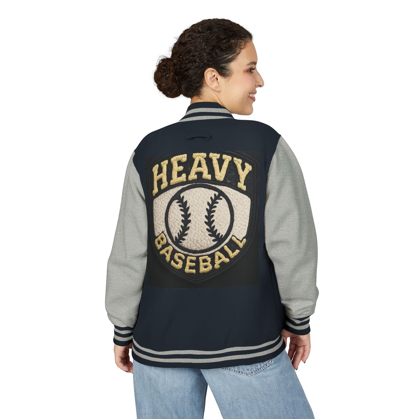 Unisex Heavyweight Letterman Jacket - Vintage Athletic Style, Perfect for Game Day, College Life, Casual Outfits, Gift for Him/Her