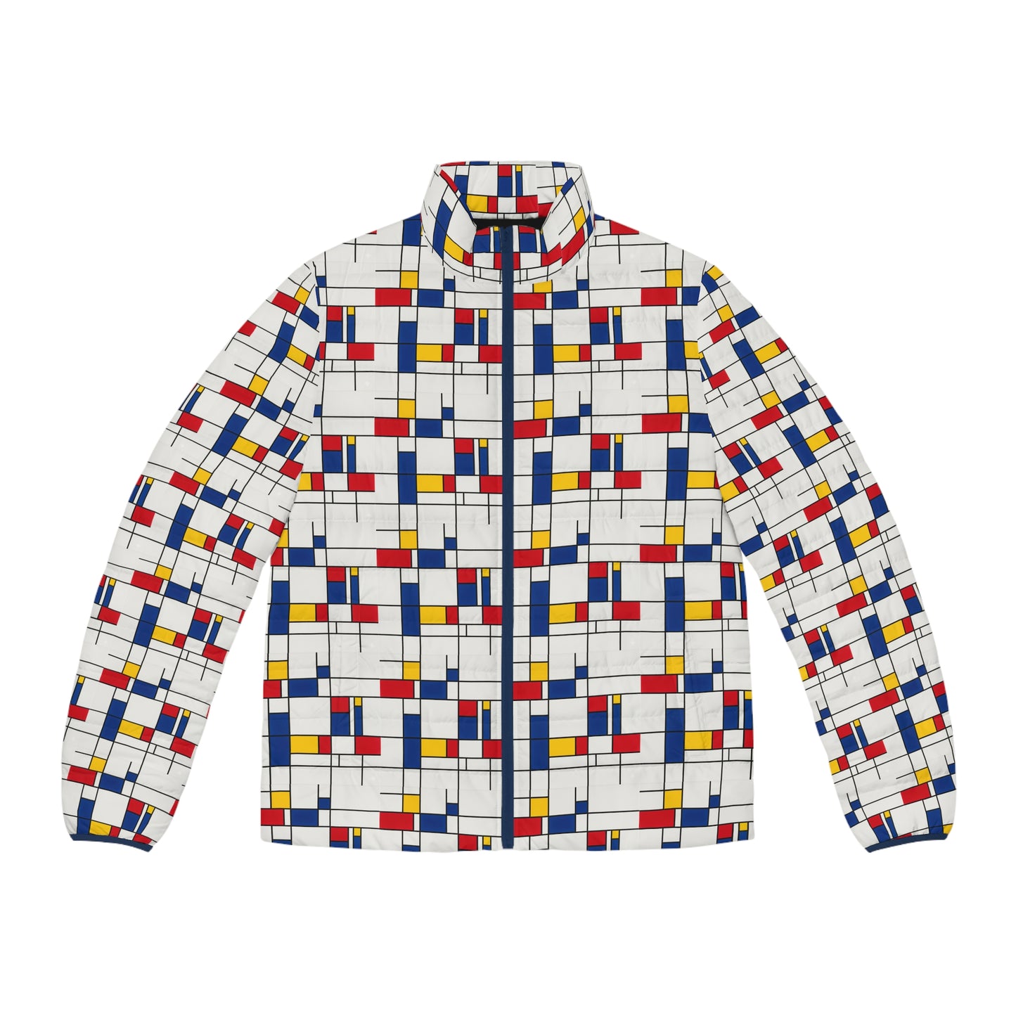 Geometric Puffer Jacket