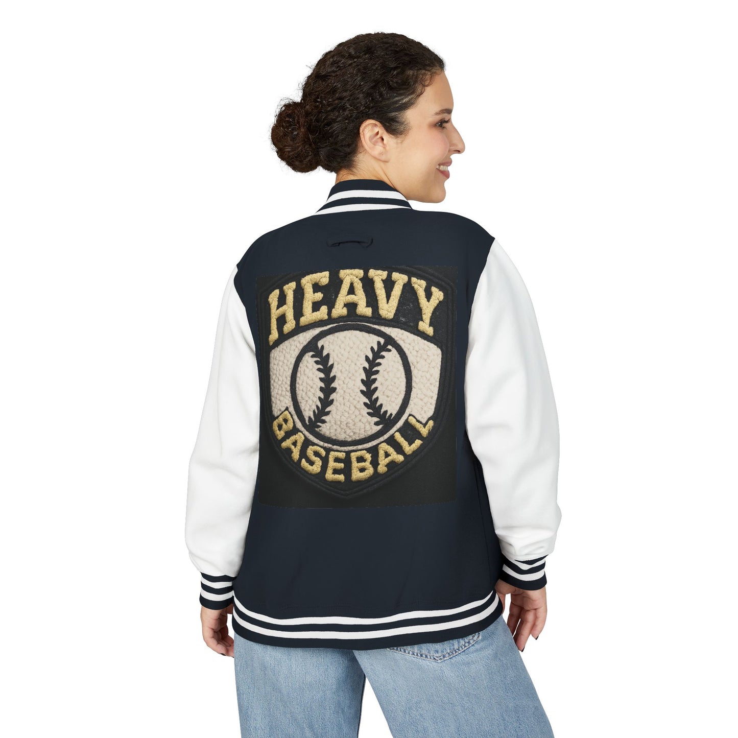 Unisex Heavyweight Letterman Jacket - Vintage Athletic Style, Perfect for Game Day, College Life, Casual Outfits, Gift for Him/Her