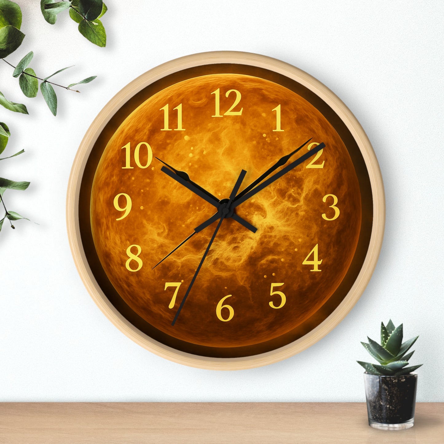 Celestial Wall Clock - Cosmic Home Decor, Planetary Clock, Unique Gift for Astronomy