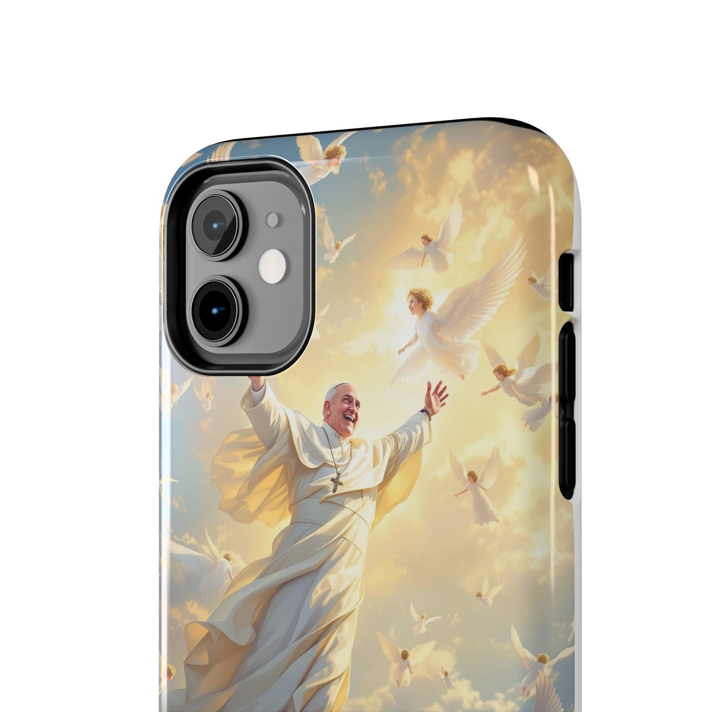 Heavenly Guardian Phone Case, Inspirational Protective Case, Motivational Gift, Spiritual Phone Accessory, Unique Christian Phone Cover