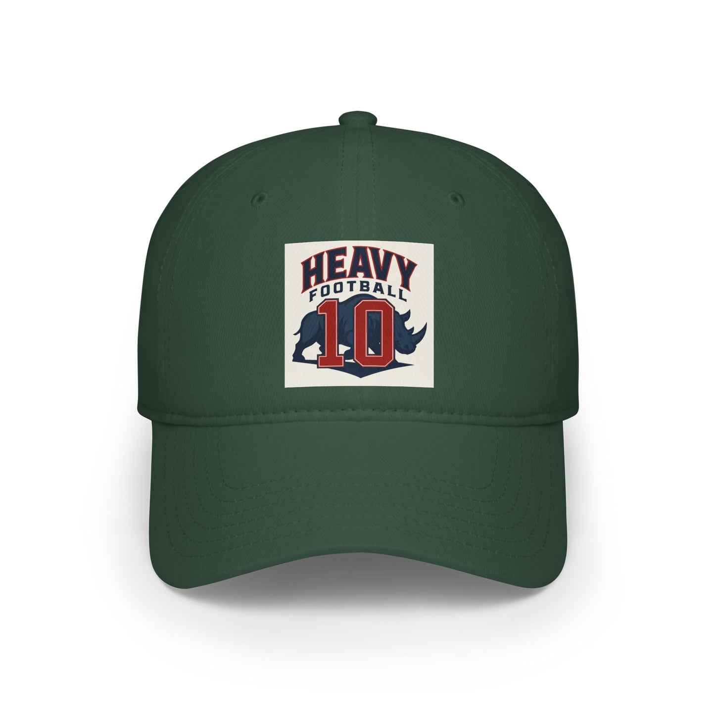 Heavy Football Low Profile Baseball Cap, Sports Hat, Athletic Cap