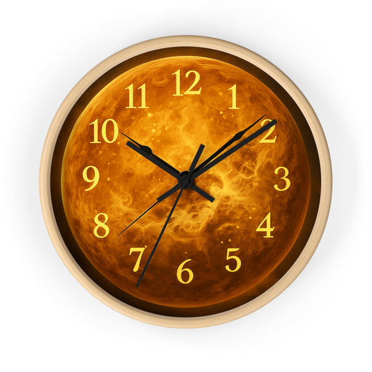 Celestial Wall Clock - Cosmic Home Decor, Planetary Clock, Unique Gift for Astronomy