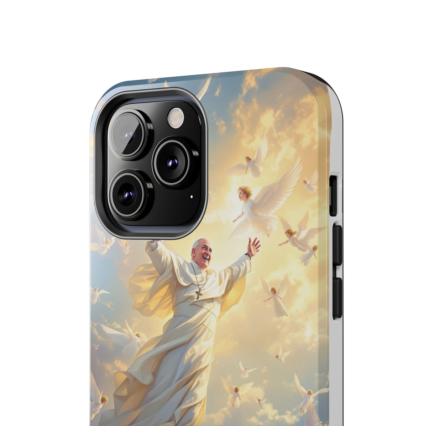 Heavenly Guardian Phone Case, Inspirational Protective Case, Motivational Gift, Spiritual Phone Accessory, Unique Christian Phone Cover
