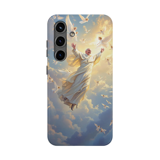 Heavenly Guardian Phone Case, Inspirational Protective Case, Motivational Gift, Spiritual Phone Accessory, Unique Christian Phone Cover