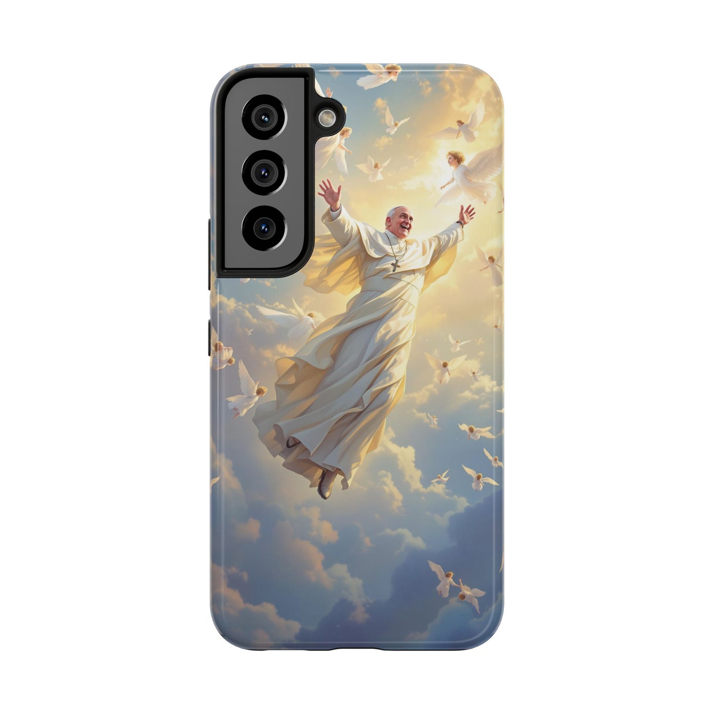 Heavenly Guardian Phone Case, Inspirational Protective Case, Motivational Gift, Spiritual Phone Accessory, Unique Christian Phone Cover