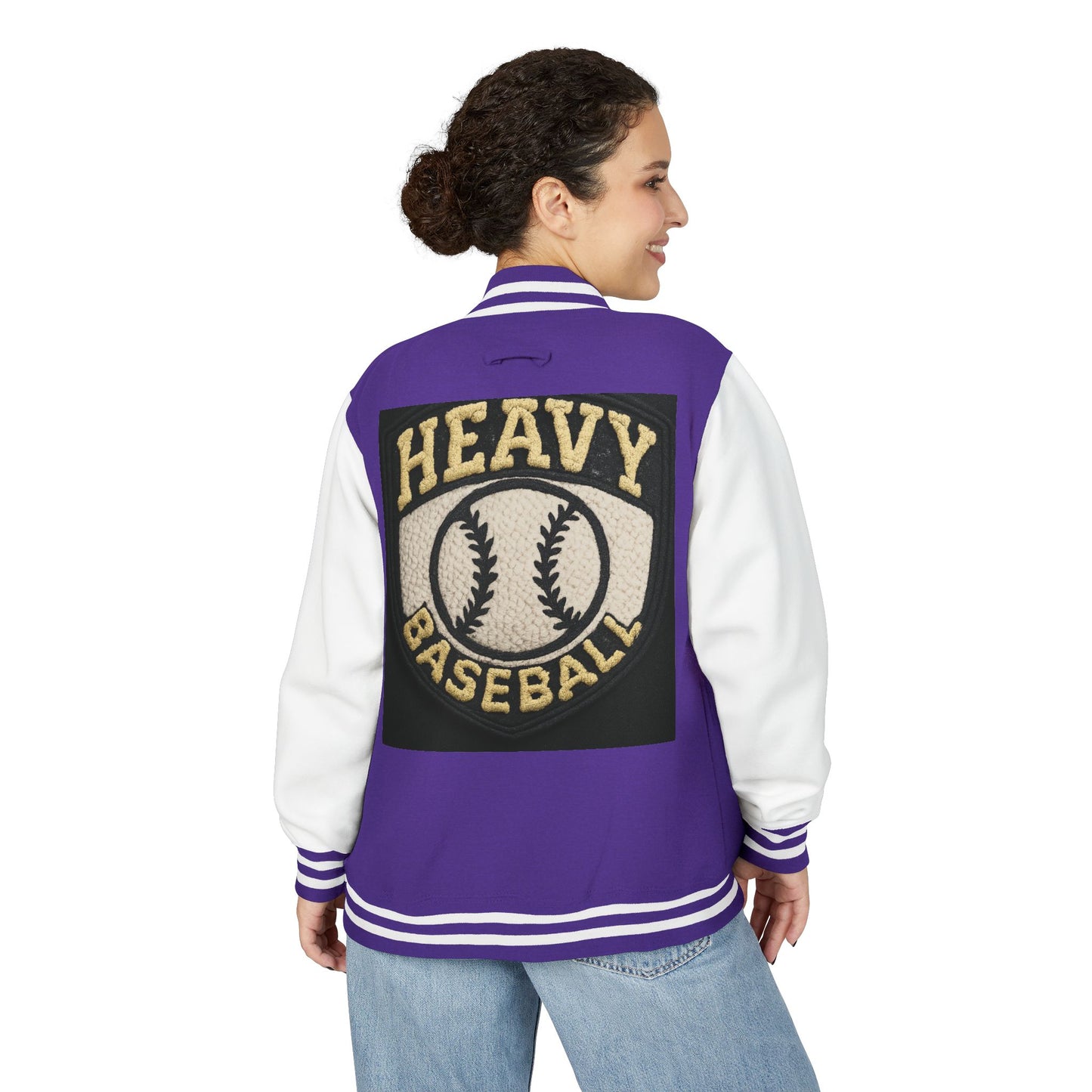 Unisex Heavyweight Letterman Jacket - Vintage Athletic Style, Perfect for Game Day, College Life, Casual Outfits, Gift for Him/Her