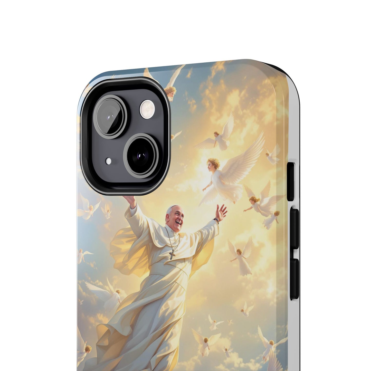 Heavenly Guardian Phone Case, Inspirational Protective Case, Motivational Gift, Spiritual Phone Accessory, Unique Christian Phone Cover