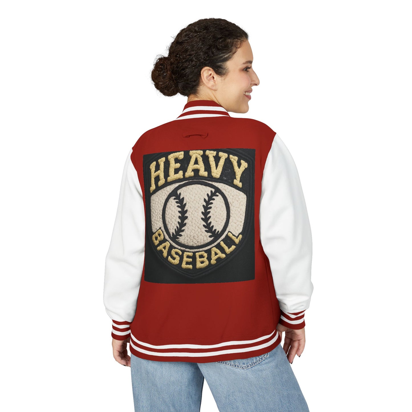 Unisex Heavyweight Letterman Jacket - Vintage Athletic Style, Perfect for Game Day, College Life, Casual Outfits, Gift for Him/Her