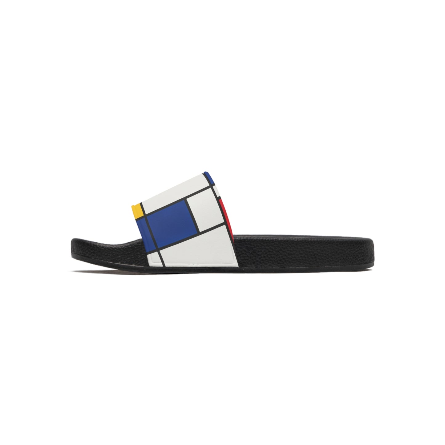 Stylish Men's Slide Sandals, Modern Art Footwear, Summer Slides, Beachwear, Vacation Essentials