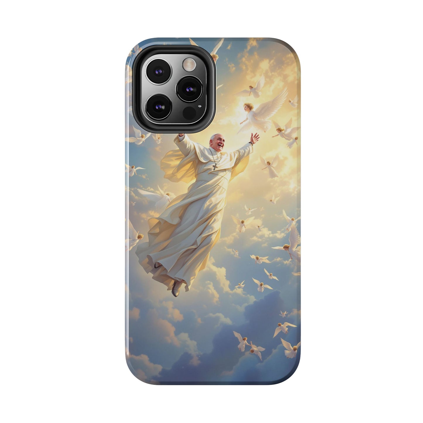 Heavenly Guardian Phone Case, Inspirational Protective Case, Motivational Gift, Spiritual Phone Accessory, Unique Christian Phone Cover