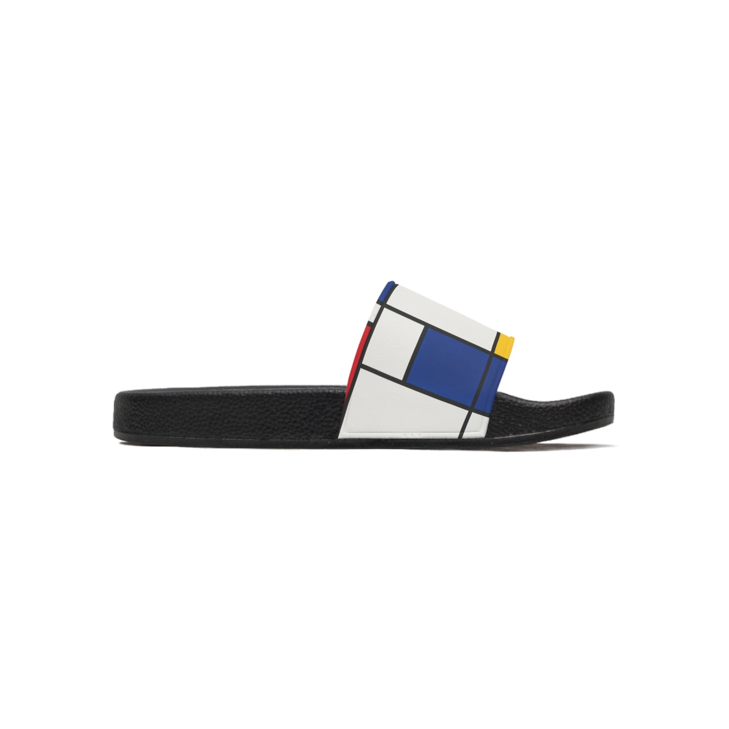 Stylish Men's Slide Sandals, Modern Art Footwear, Summer Slides, Beachwear, Vacation Essentials
