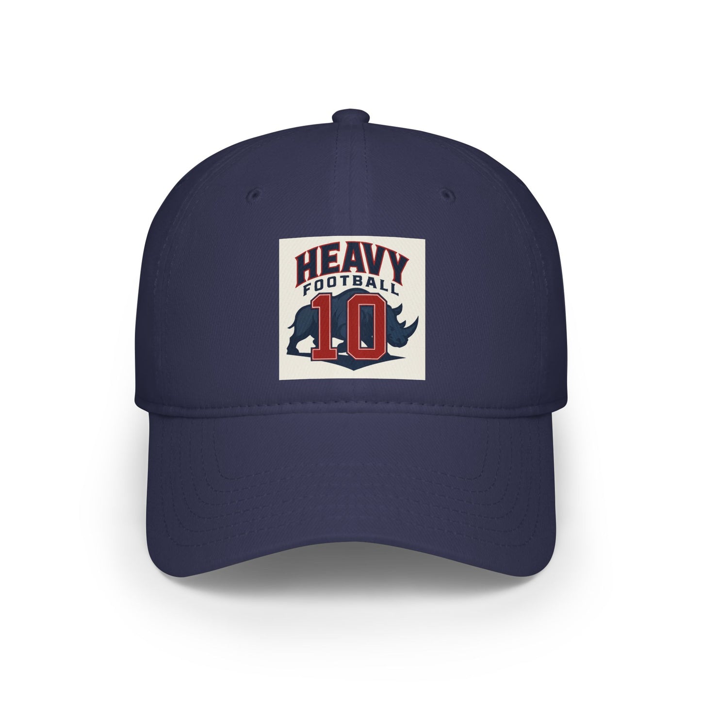 Heavy Football Low Profile Baseball Cap, Sports Hat, Athletic Cap