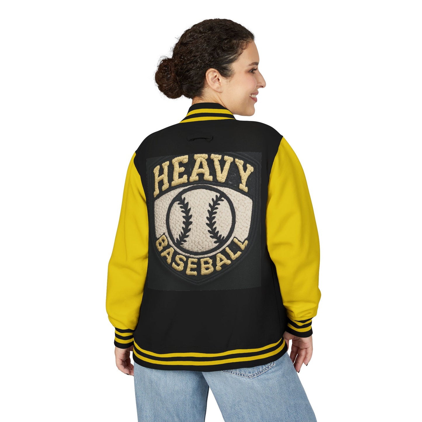 Unisex Heavyweight Letterman Jacket - Vintage Athletic Style, Perfect for Game Day, College Life, Casual Outfits, Gift for Him/Her