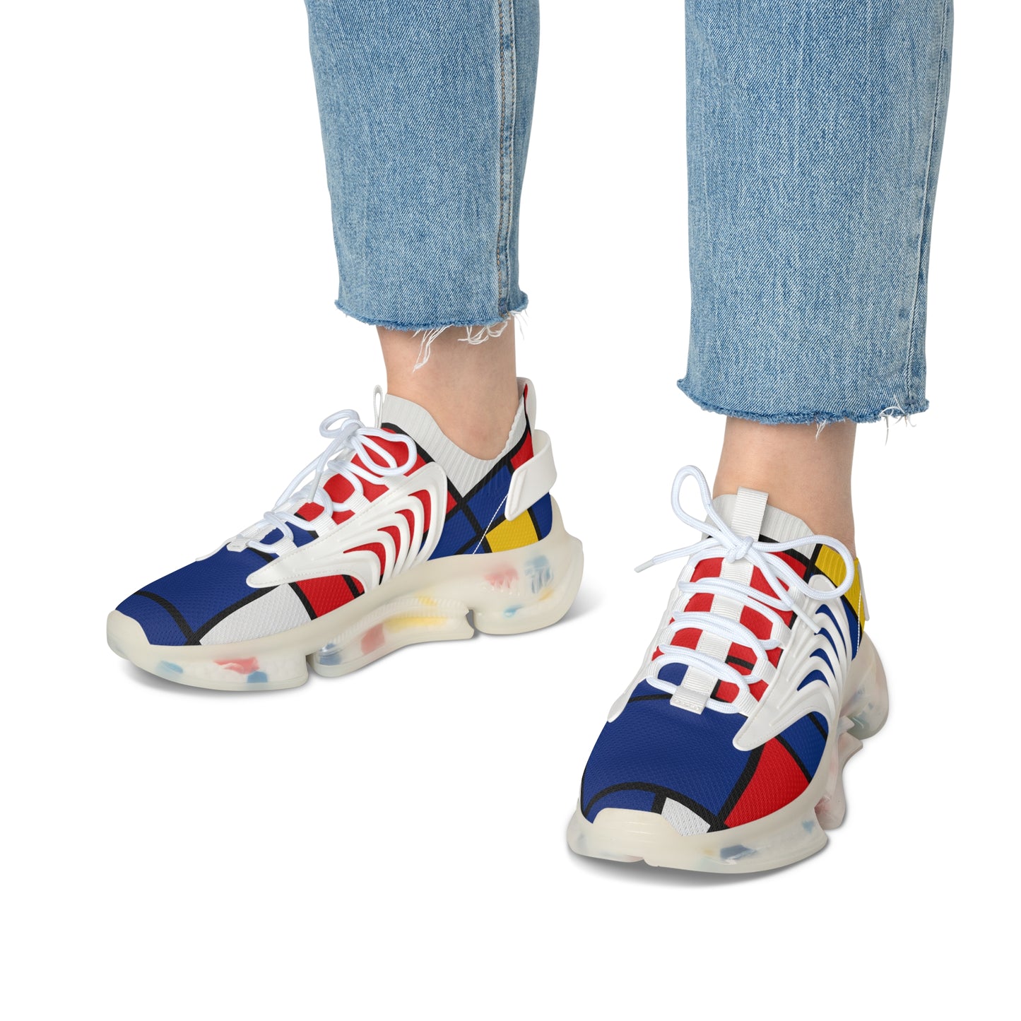 Mesh Sneakers - Colorful Trendy Athletic Shoes for Women, Perfect for Summer and Casual Outfits