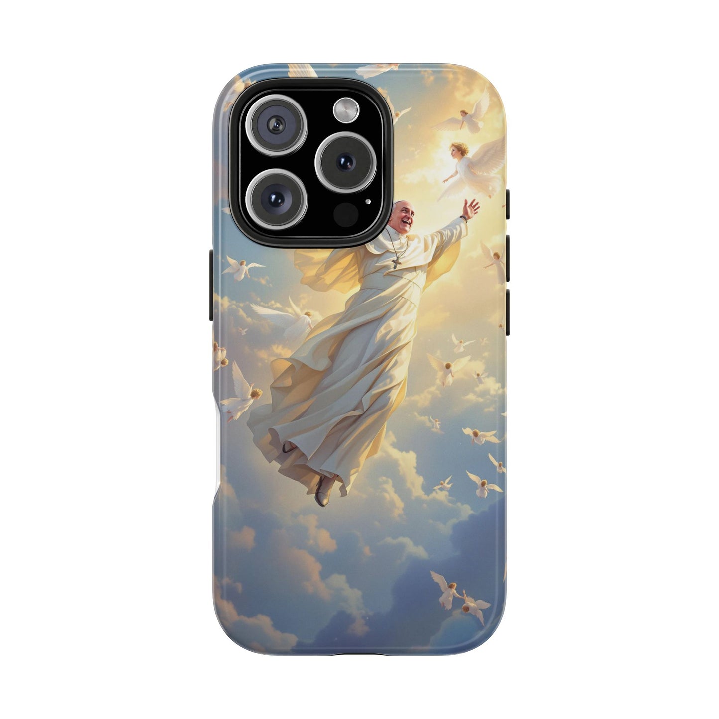 Heavenly Guardian Phone Case, Inspirational Protective Case, Motivational Gift, Spiritual Phone Accessory, Unique Christian Phone Cover