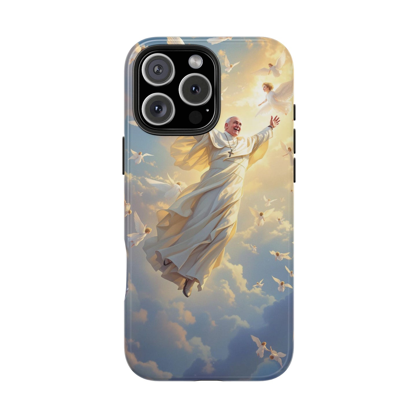 Heavenly Guardian Phone Case, Inspirational Protective Case, Motivational Gift, Spiritual Phone Accessory, Unique Christian Phone Cover