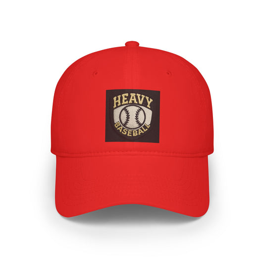 Heavy Baseball Low Profile Cap - Casual Sports Hat, Gift for Baseball Lovers, Everyday Wear, Fashionable Accessory