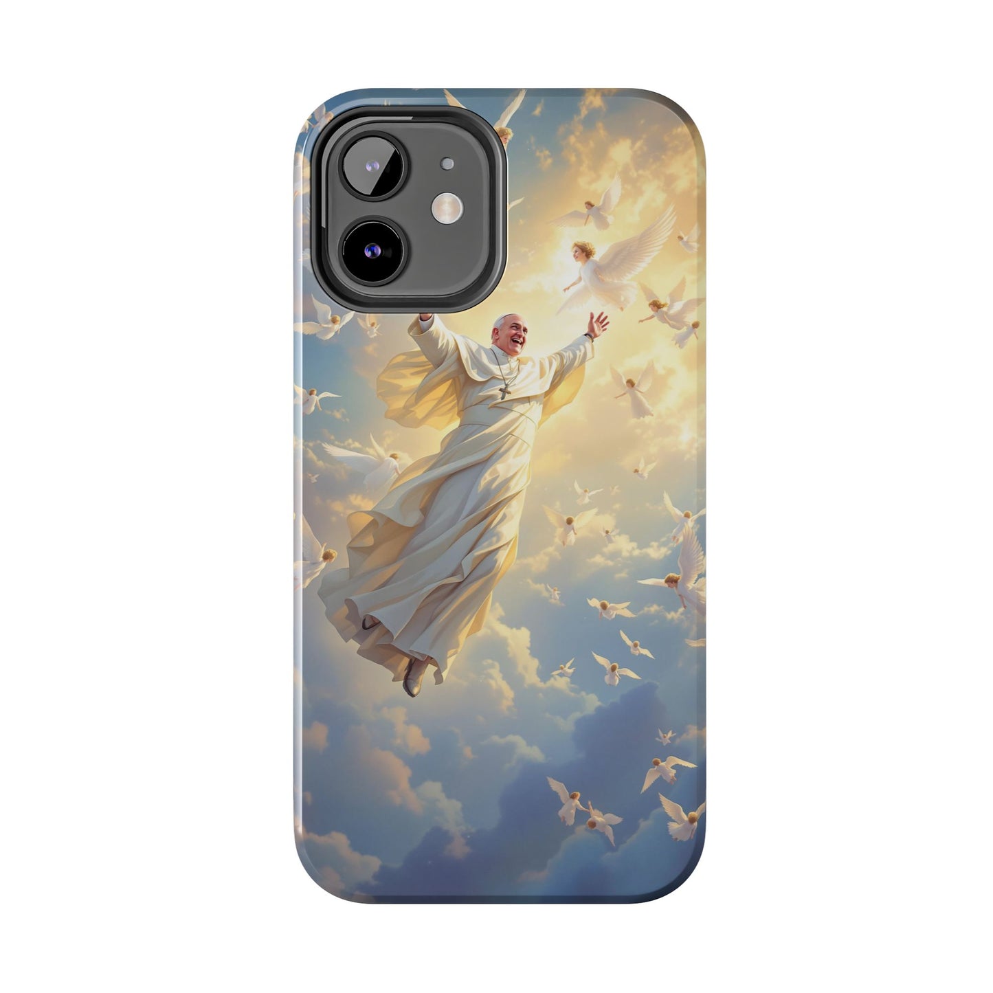 Heavenly Guardian Phone Case, Inspirational Protective Case, Motivational Gift, Spiritual Phone Accessory, Unique Christian Phone Cover