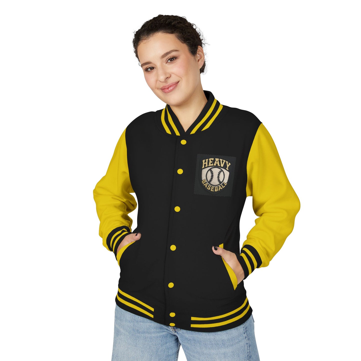 Unisex Heavyweight Letterman Jacket - Vintage Athletic Style, Perfect for Game Day, College Life, Casual Outfits, Gift for Him/Her