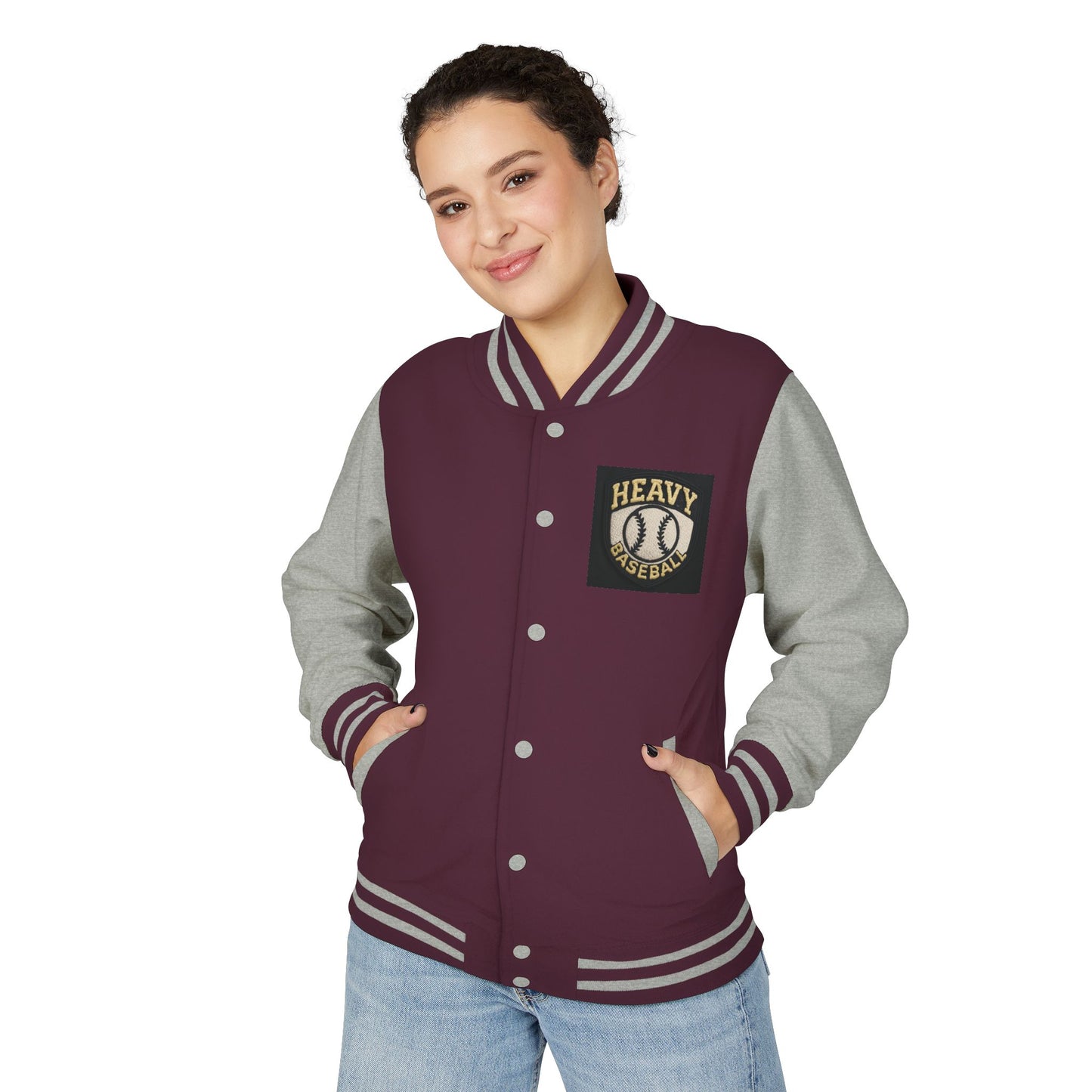 Unisex Heavyweight Letterman Jacket - Vintage Athletic Style, Perfect for Game Day, College Life, Casual Outfits, Gift for Him/Her