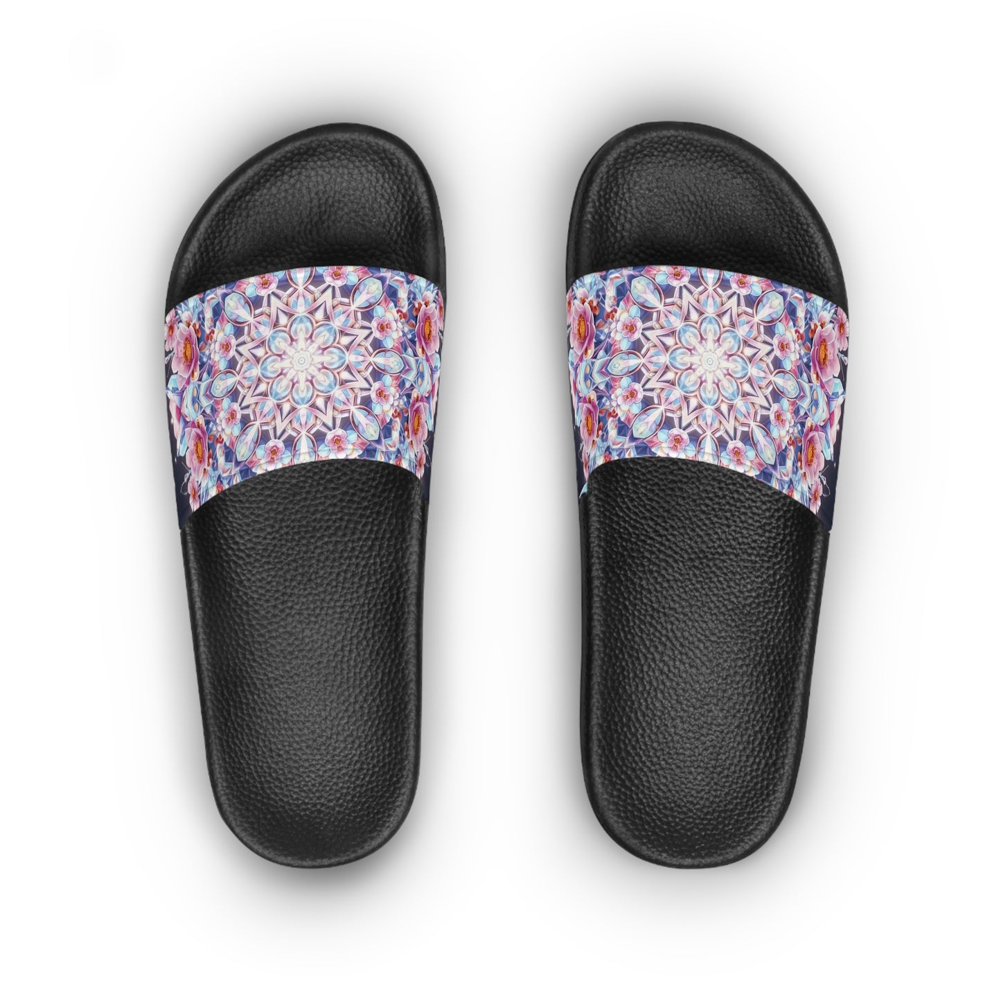 Bohemian Floral Slide Sandals | Women's Comfortable Summer Footwear