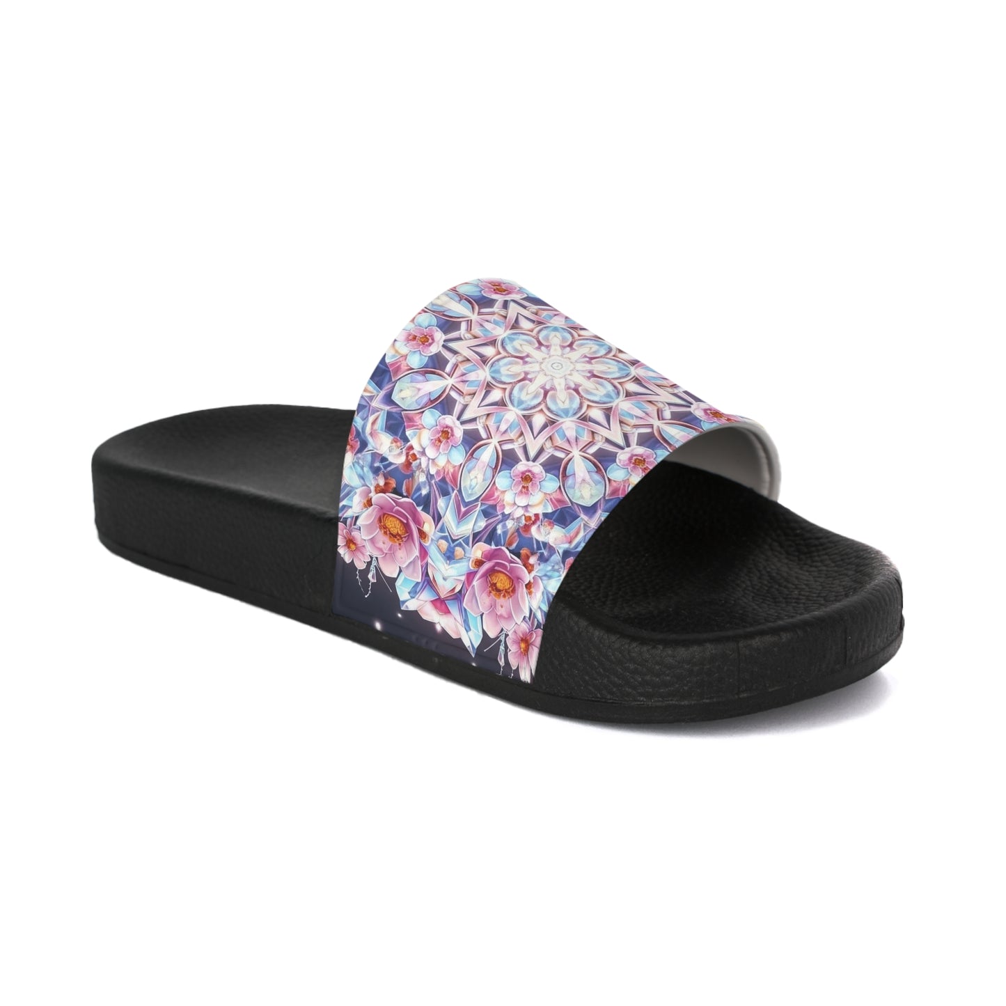Bohemian Floral Slide Sandals | Women's Comfortable Summer Footwear