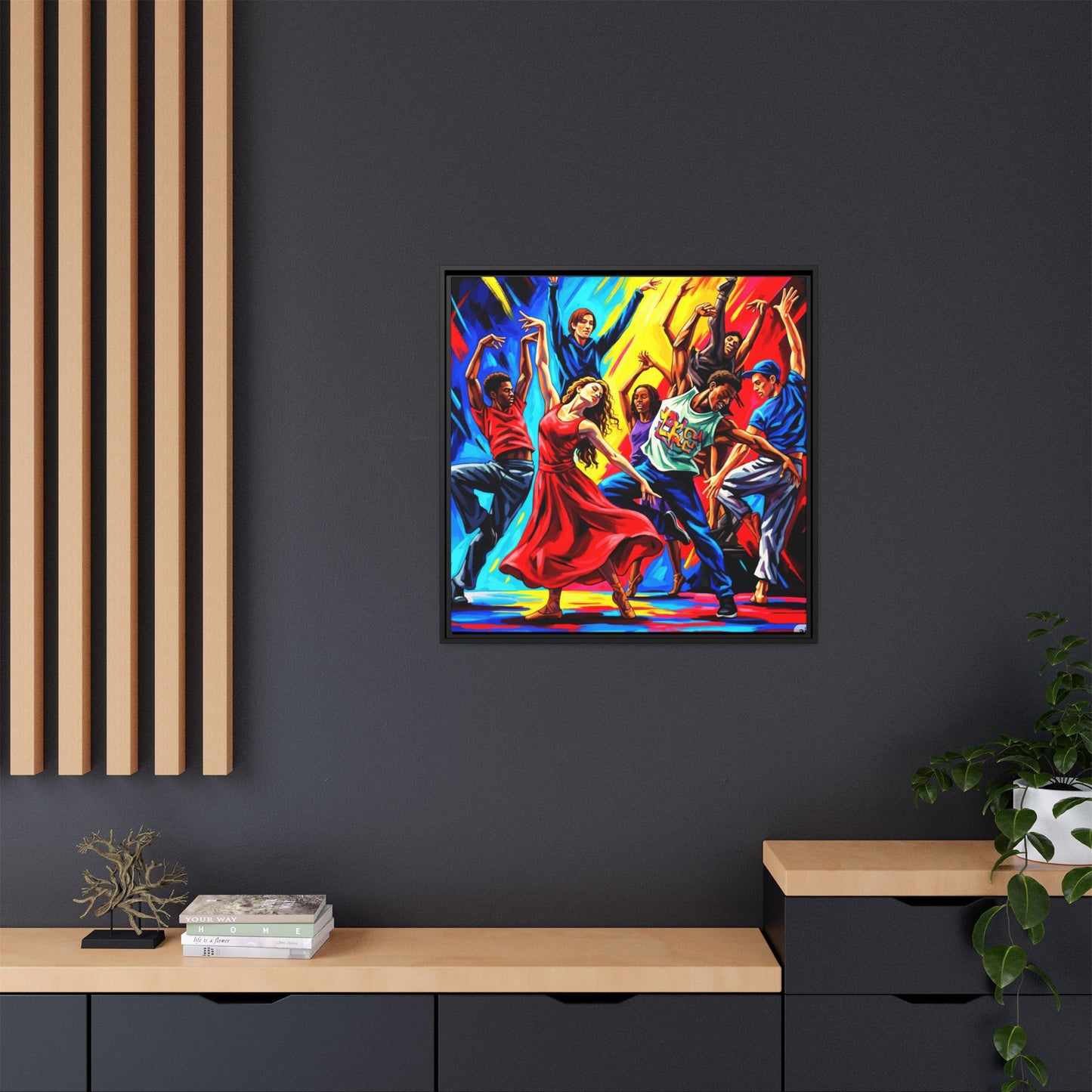 Canvas Wall Art - Dancing Night