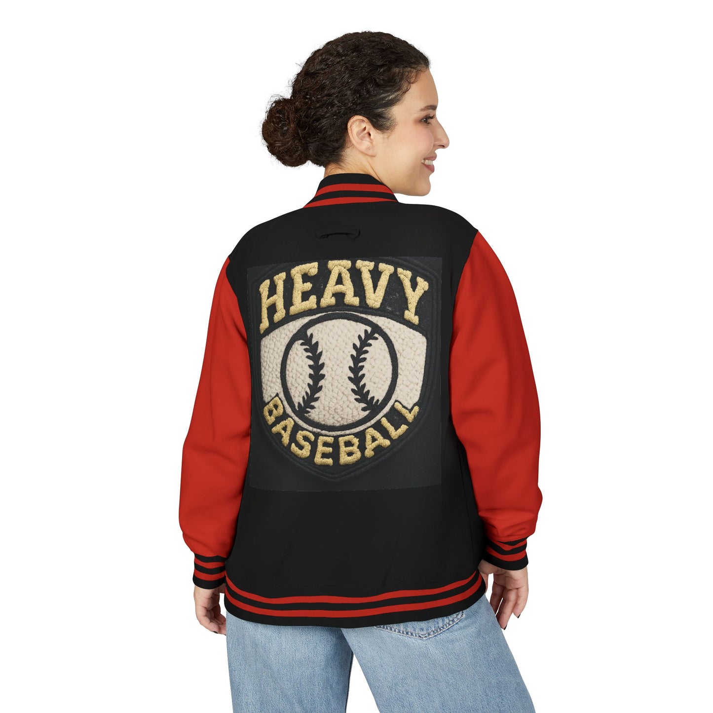 Unisex Heavyweight Letterman Jacket - Vintage Athletic Style, Perfect for Game Day, College Life, Casual Outfits, Gift for Him/Her
