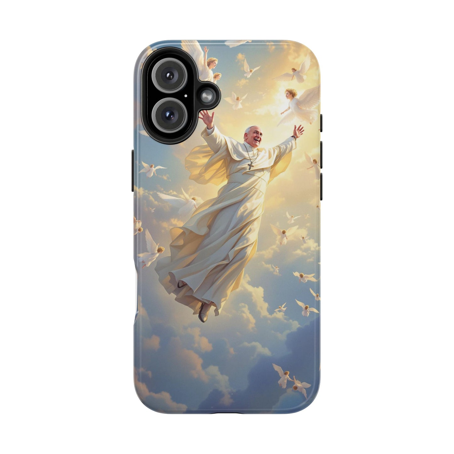 Heavenly Guardian Phone Case, Inspirational Protective Case, Motivational Gift, Spiritual Phone Accessory, Unique Christian Phone Cover