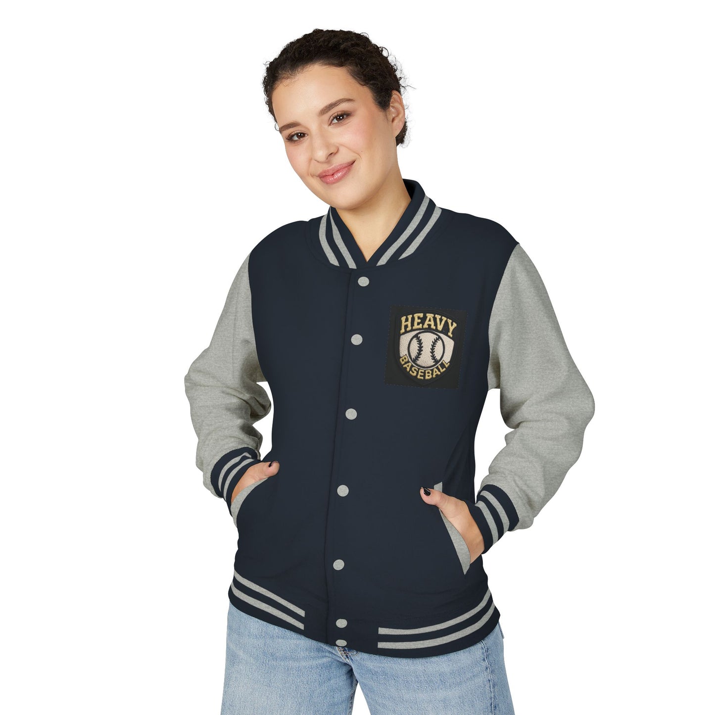 Unisex Heavyweight Letterman Jacket - Vintage Athletic Style, Perfect for Game Day, College Life, Casual Outfits, Gift for Him/Her