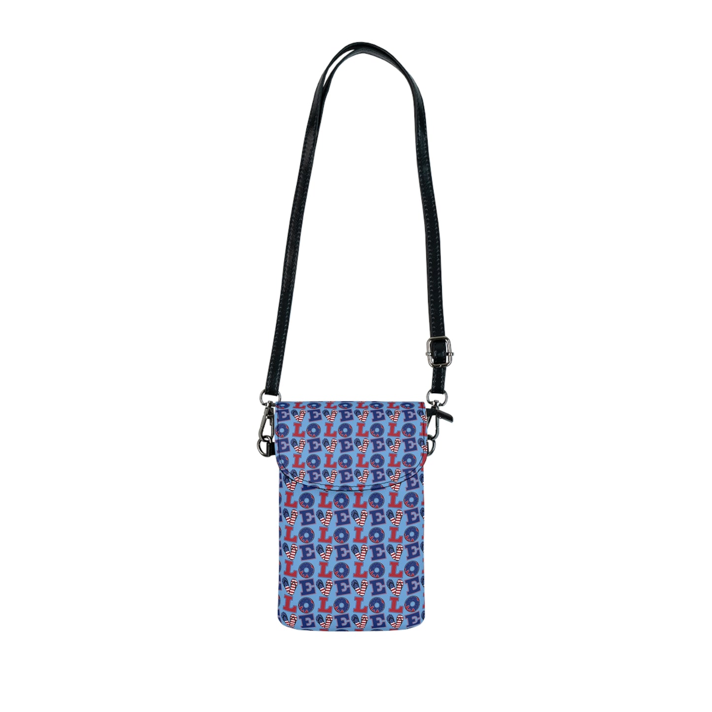 Stylish Cell Phone Wallet for On-the-Go, Perfect for Festivals, Travel, Everyday Use, Gifts for Her, Love Design Accessory