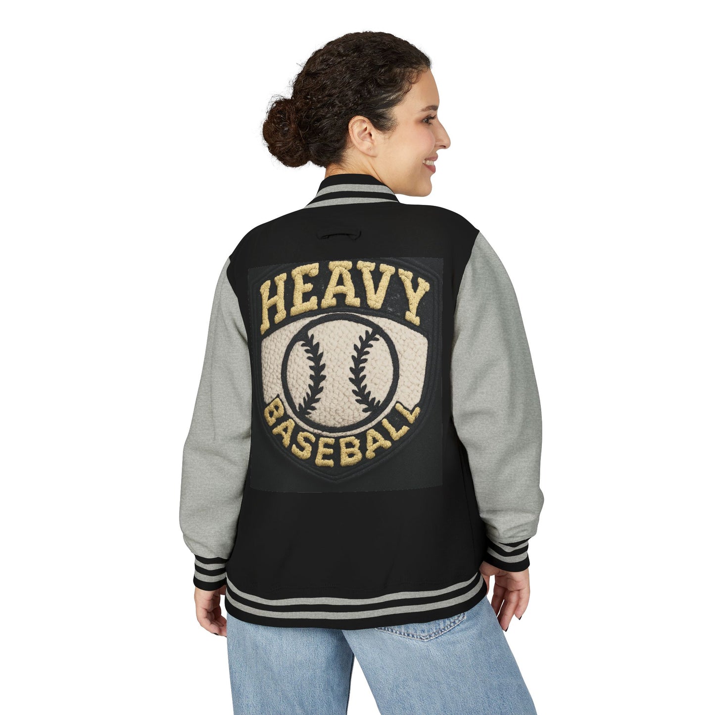 Unisex Heavyweight Letterman Jacket - Vintage Athletic Style, Perfect for Game Day, College Life, Casual Outfits, Gift for Him/Her