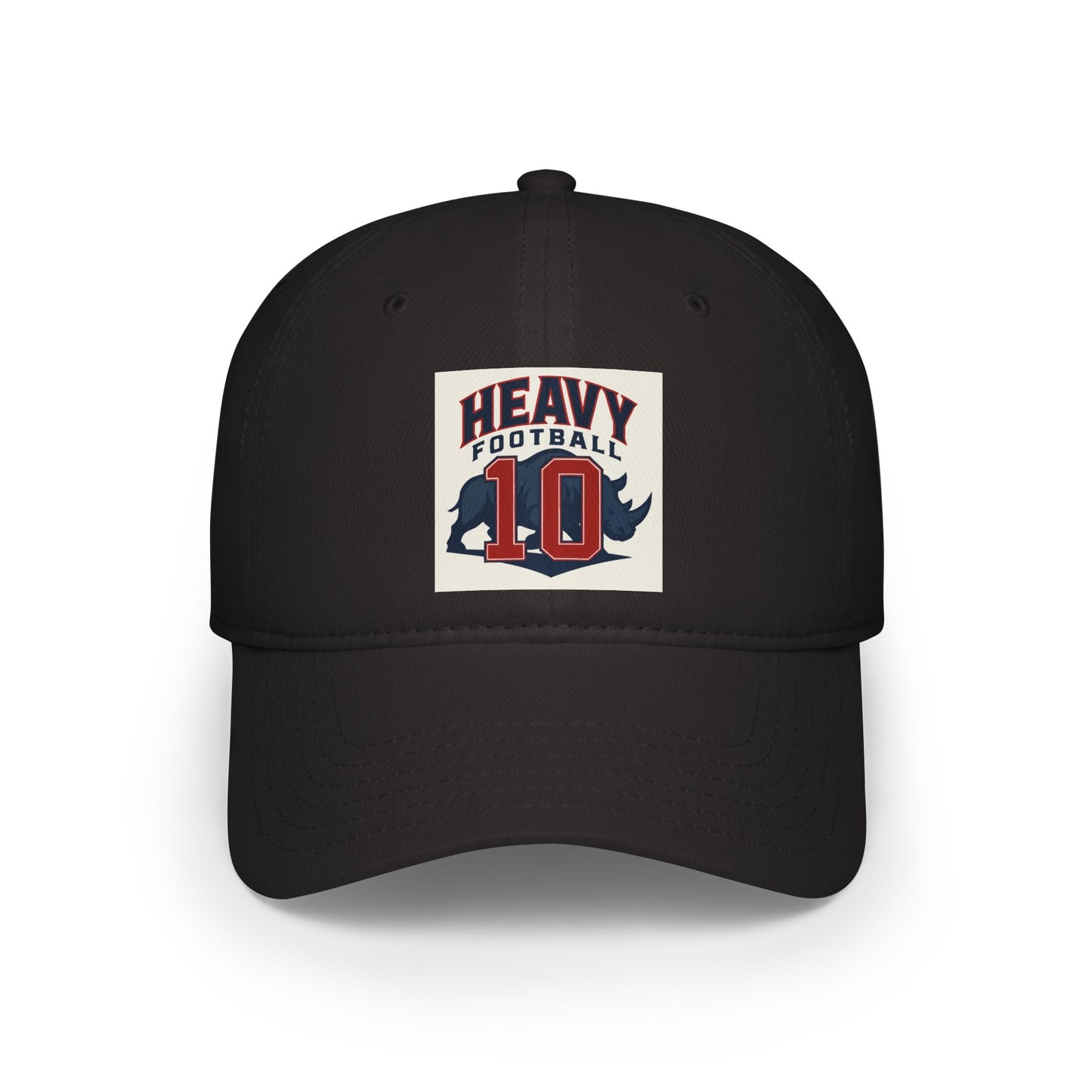Heavy Football Low Profile Baseball Cap, Sports Hat, Athletic Cap
