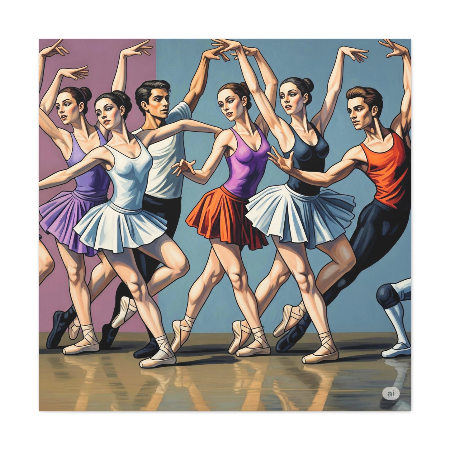 Ballet Art Canvas