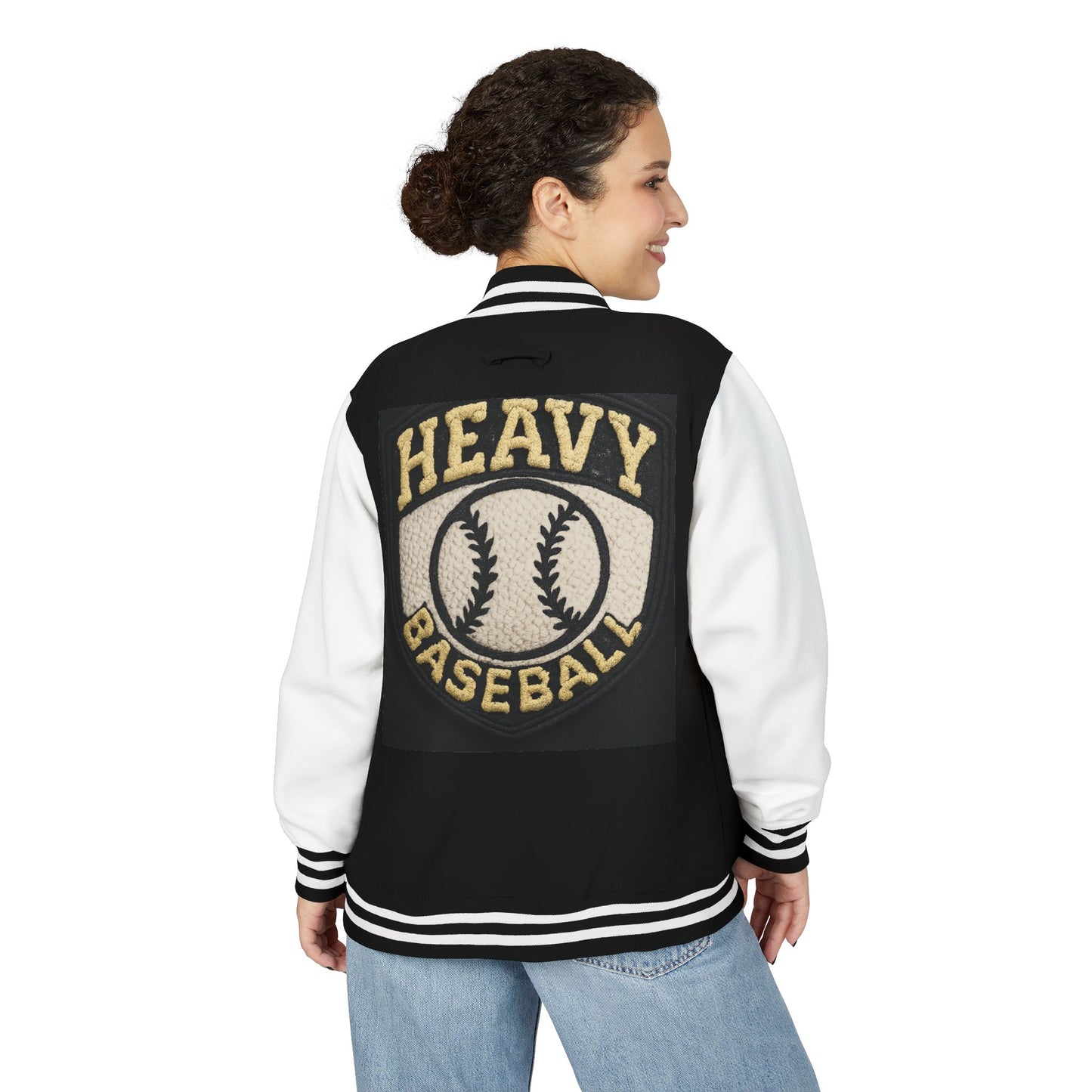Unisex Heavyweight Letterman Jacket - Vintage Athletic Style, Perfect for Game Day, College Life, Casual Outfits, Gift for Him/Her