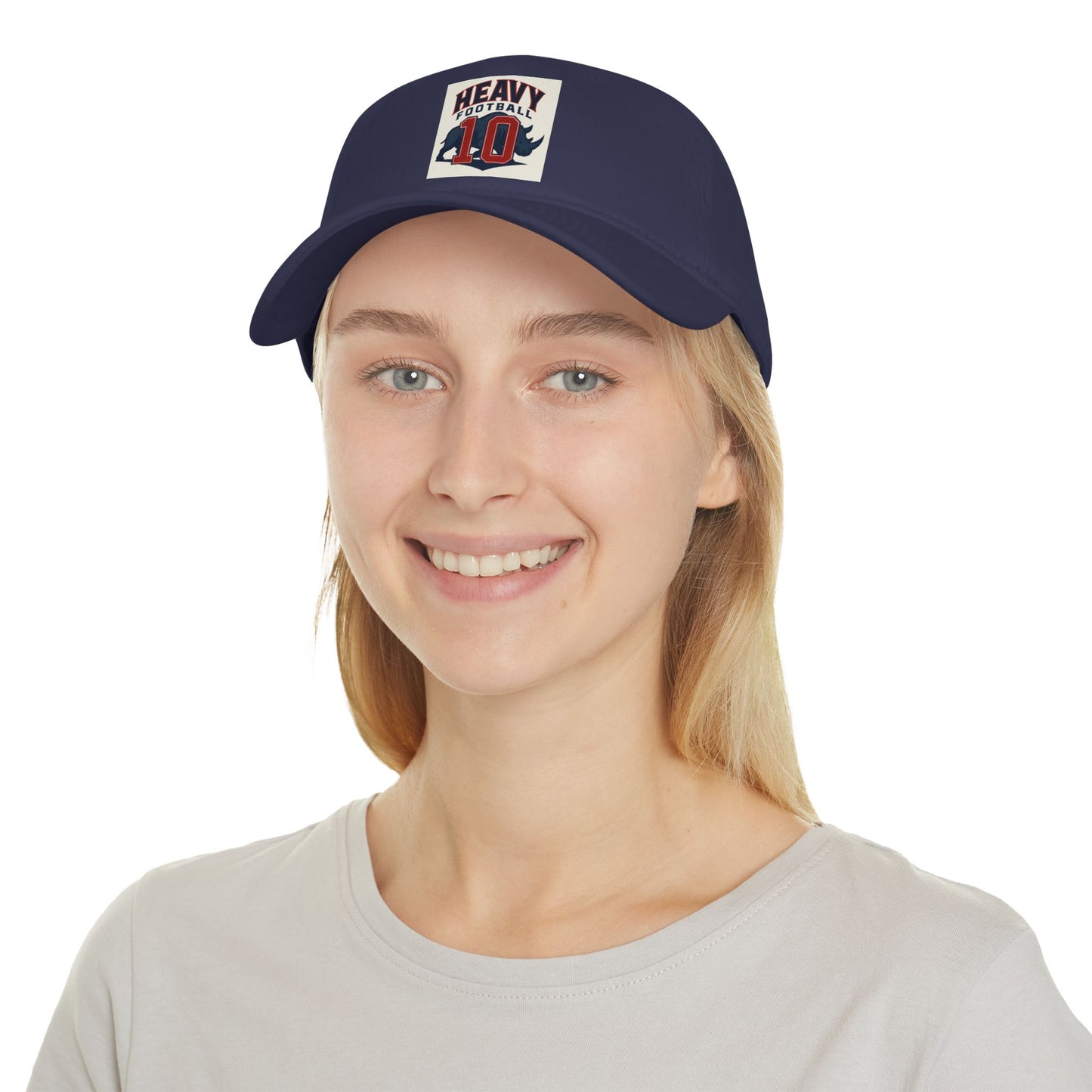 Heavy Football Low Profile Baseball Cap, Sports Hat, Athletic Cap