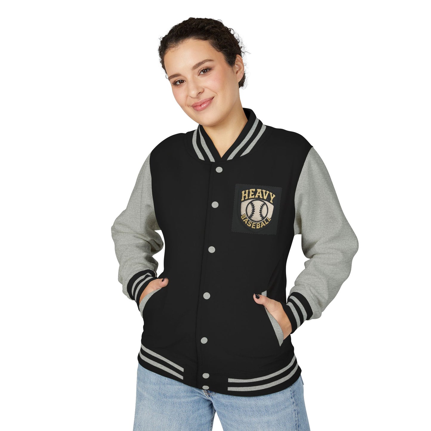 Unisex Heavyweight Letterman Jacket - Vintage Athletic Style, Perfect for Game Day, College Life, Casual Outfits, Gift for Him/Her