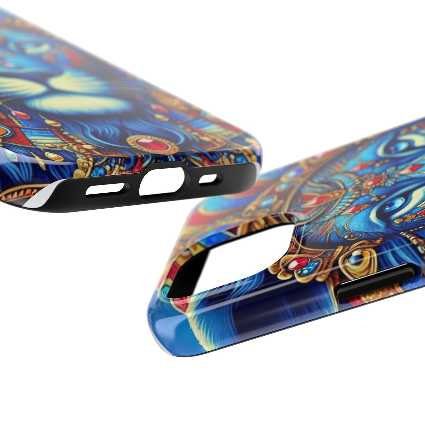 Bohemian Lion Phone Case - Artistic Tough Case for Wildlife Lovers, Unique Gift for Birthdays, Nature Enthusiasts, Phone Protection
